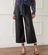 Load image into Gallery viewer, FINAL SALE FAY FAUX LEATHER BLACK PANT - KAREN KANE 3L21154