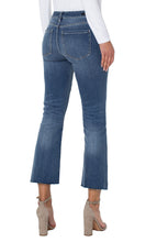 Load image into Gallery viewer, FINAL SALE HANNAH CROP FLARE WITH CUT HEM - LIVERPOOL LOS ANGELES