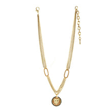 Load image into Gallery viewer, You are fierce and strong and our lion necklace by Tova, is an amazing piece to show off your fierceness. A longer necklace, this piece will last you and never go out of style.