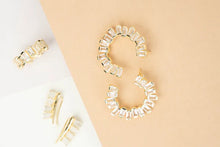 Load image into Gallery viewer, OLIVIA EARRINGS- CLEAR QUARTZ - JOYA