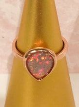 Load image into Gallery viewer, ODELE OPAL TEARDROP RING IN ROSE GOLD