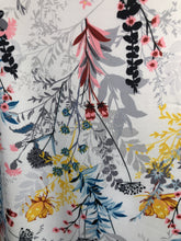 Load image into Gallery viewer, A gorgeous summer dress, our Wendi White Garden Sleeveless Midi Dress by Papillon is sure to be your next favorite. A beautiful satin fabrication provides a cool, comfortable feel during those hot summer days.