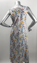 Load image into Gallery viewer, A gorgeous summer dress, our Wendi White Garden Sleeveless Midi Dress by Papillon is sure to be your next favorite. A beautiful satin fabrication provides a cool, comfortable feel during those hot summer days.