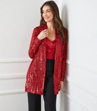 Load image into Gallery viewer, Cut from luxurious vintage heavy satin, this top is detailed with an alluring draped neckline. The perfect layering piece - soft, shimmering, and easy to dress up or down. Color- Choice of red or ivory. Adjustable straps. Lined. Vintage heavy satin.