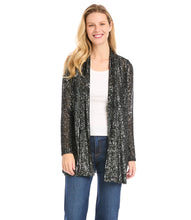 Load image into Gallery viewer, Be event ready with this light-catching sequin duster. Sparkle and sophistication provide evening allure to this jacket. Pair it with black slacks for a polished evening look.
