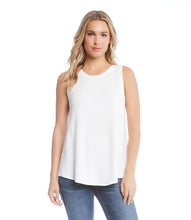 Load image into Gallery viewer, Every wardrobe requires a basic white tank to wear under jackets, other tops or just on its own. Our Wren tank is cut from French terry for an extra soft and comfortable fit.