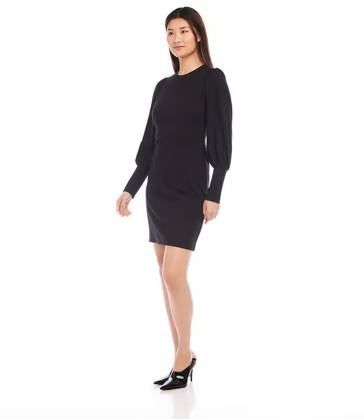 Karen Kane Women's Bishop Sleeve Dress, Black, Small Karen Kane Women's Bishop Sleeve Dress, Black, Small