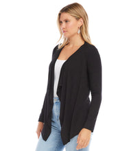 Load image into Gallery viewer, Wrap yourself in the cozy embrace of this cardigan, designed to be your go-to piece for both casual chic and laid-back elegance. The versatile open-front design provides a stylish layering solution perfect for those unpredictable weather days.
