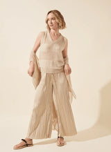 Load image into Gallery viewer, Add a touch of shimmer to your summer wardrobe with the Bria Sequined V-Neck Shell by Lysse. This sleeveless stunner features a flattering V-neckline and a relaxed silhouette that drapes beautifully over the body. Delicate sequins catch the light with every movement, offering just the right amount of sparkle for day-to-night styling.
