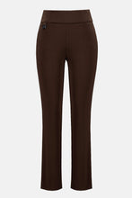Load image into Gallery viewer, Mocha slim fitting pants against a white background.

