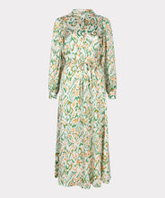 Load image into Gallery viewer, Achieve a stunning spring aesthetic with this exquisite long dress. Showcasing an ethnic print in charming pastel shades, this dress can be paired with either a sandal or sneaker for a versatile look suitable for any event
