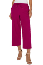 Load image into Gallery viewer, Our knit wide-leg pull-on trousers are super comfortable and easy to wear. This cropped trouser adds the perfect pop of color to your wardrobe! This style pairs effortlessly with your favorite tee and tennis shoes or dress it up with a blouse and heels.&nbsp;

