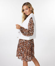 Load image into Gallery viewer, Meet the modern essential: this crisp off-white denim vest by EsQualo adds structure, style, and versatility to any summer look. With its clean tailoring and cropped silhouette, it’s the perfect piece to pop over sundresses, tanks, or tonal denim for a look that’s effortlessly elevated. Light, breezy, and endlessly chic—this gilet is your go-to for warm days and cool nights.
