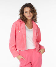 Load image into Gallery viewer, Your wardrobe definitely needs this essential jacket featuring a graphic design. The stretch material provides unbeatable comfort while maintaining a fashionable and athletic look. This jacket is suitable for any occasion and can elevate any outfit every time.
