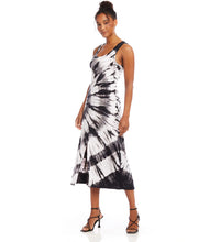 Load image into Gallery viewer, Showcase a vibrant tie-dye pattern in this dress that features a flattering silhouette and is perfect for strolling through the city or attending a gathering. The convenient jersey fabrication ensures you look put together and polished in wrinkle-free fabric.

