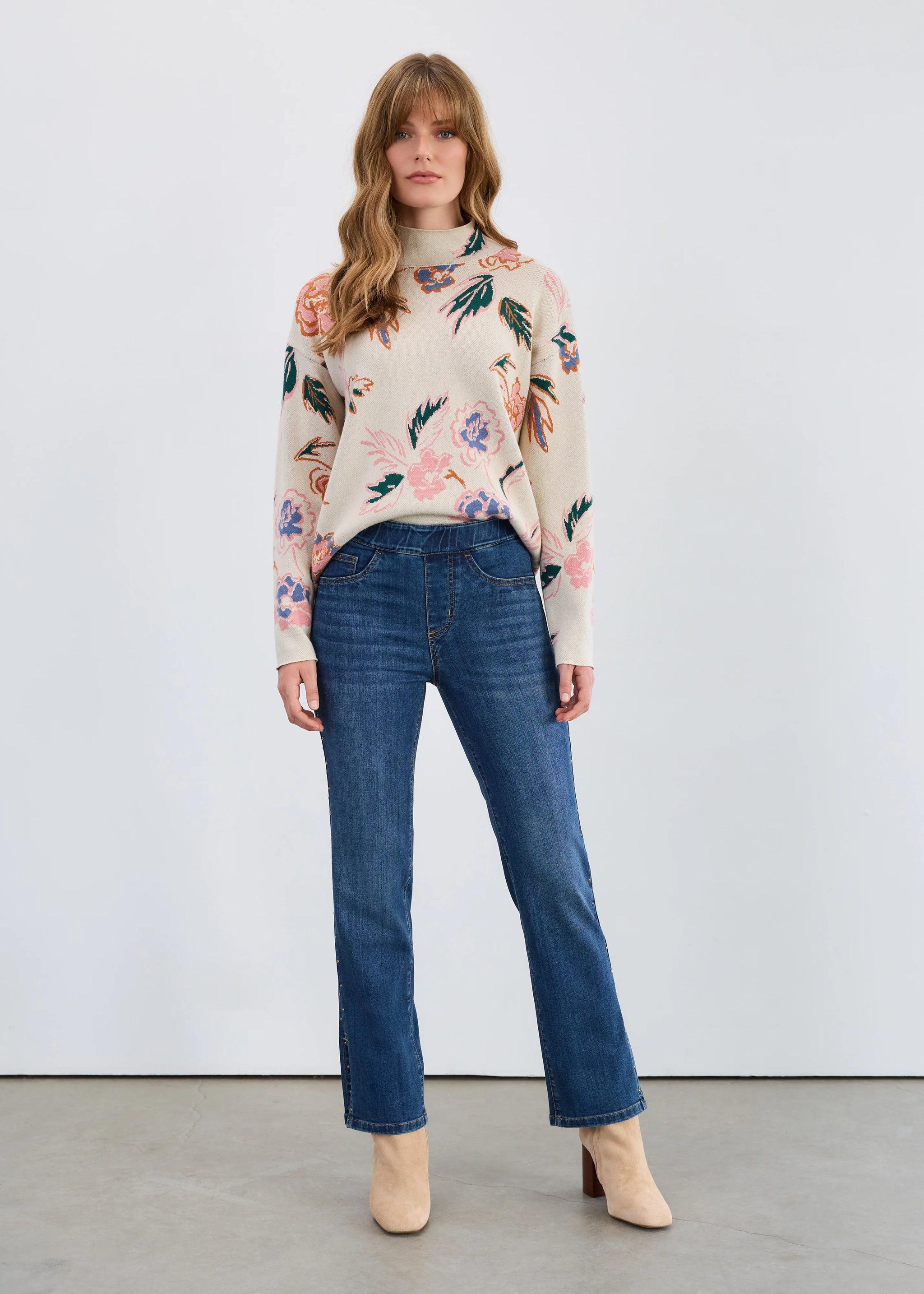 french dressing jeans French Dressing Pull-on Button Ankle Jean - Shady and Katie