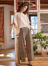 Load image into Gallery viewer, Refined and effortlessly chic, the Santana Pleated Trouser by Lysse is a modern wardrobe essential designed for the woman who values both comfort and sophistication. Crafted from breathable Stretch Woven fabric with 2X stretch, these trousers feature a flattering wide-leg silhouette, deep front pleats, and a concealed tricot front panel that smooths and shapes. The elasticized back waistband ensures a flexible fit, while functional side pockets with mesh facing reduce bulk without sacrificing practicality.

