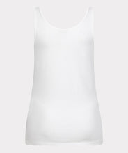 Load image into Gallery viewer, The EsQualo fitted tank is a sleek, versatile essential designed for effortless layering. Crafted from premium stretch fabric, it offers a flattering, contoured fit that enhances your silhouette. Perfect for day-to-night styling, this camisole pairs beautifully with tailored blazers, flowy skirts, or casual denim, making it a must-have staple in any wardrobe.
