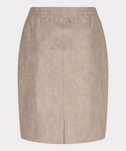 Load image into Gallery viewer, Taupe skirt against a white background.
