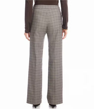 Load image into Gallery viewer, Plaid pants, brown long sleeve top and black shoes worn by a model against a white background.
