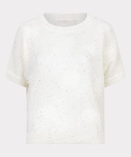 Load image into Gallery viewer, Final Sale Senia Sweaters Flowers in Off White - EsQualo HS2502226
