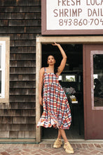 Load image into Gallery viewer, A fresh take on classic prep, the Heather Dress by Smith &amp; Quinn brings effortless charm to warm-weather dressing. Shown in the breezy Coastal Plaid print, this sleeveless silhouette features a tailored bodice, flattering square neckline, and a softly flared skirt that moves with ease. Crafted from S&amp;Q Signature Stretch fabric, it offers breathable comfort, wrinkle resistance, and a polished finish that transitions seamlessly from day to night.
