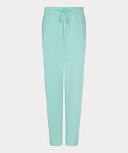 Load image into Gallery viewer, Mint green joggers on a light gray background.
