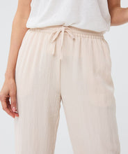 Load image into Gallery viewer, Supple crepe trousers with a drawstring closure and straight legs offer both comfort and style. Ideal for year-round wear, these trousers are suitable for any occasion.
