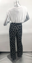 Load image into Gallery viewer, FINAL SALE BIANCA BLACK WITH WHITE POLKA DOT PANT WITH REMOVABLE TIE BELT - FRANK LYMAN 226288
