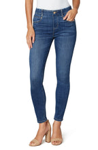 Load image into Gallery viewer, The Gia Glider Ankle Skinny by Liverpool has an amazing feel and comfort that will last throughout the day.  So easy to just pull on and go! The revolutionary fabric has beautiful stretch and top-notch recovery, preventing this gorgeous jean from becoming baggy.  A perfect piece to style any way you desire!

