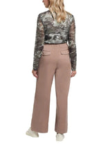 Load image into Gallery viewer, Palazzo pants offer versatility, comfort, and sophistication and they are so on trend! Our Harper Palazzo, with a high-rise design and wide leg style is a dramatic, yet subdued closet staple. A taupe gray color, allows these high fashion pants to be paired with almost any top in your wardrobe. Color-Taupe grey. Pull on. High rise. Wide leg.
