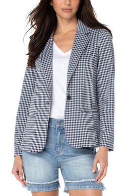 This is a must have blazer! Our Nima is one that can be worn with almost everything!  Instantly look and feel stylish and sophisticated in this fitted knit blazer! Wear to work during business meetings or keep it casual with denim and your favorite tee!