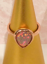 Load image into Gallery viewer, ODELE OPAL TEARDROP RING IN ROSE GOLD

