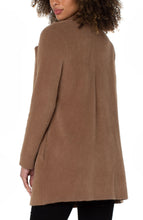 Load image into Gallery viewer, A beautiful combination of a cardigan and a coat creates a coatigan that is warm enough to wear during those cold nights but comfortable enough to wear indoors. Soft and fuzzy, you will wrap yourself in comfort each time you put on this fabulous coatigan. Featuring a beautiful camel color, this coatigan pairs well with denim, trousers or leggings! 

