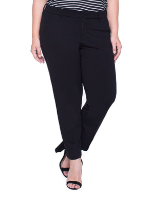 The Kelsey Trouser is one of Liverpool's best sellers and you'll see why after you put on these beautiful pants.  Comfort and style are words that describe these gorgeous trousers. With super stretch Ponte fabrication, you will feel comfort all day.  