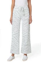 Load image into Gallery viewer, Sometimes, what you desire is just a casual and comfortable but fashionable outfit.  Our Windam pull on pant in zebra print meets all those needs and more!  With its soft fabrication, pull on ease, elastic waistband and drawstring closure, you can quickly get ready to face your day and run your errands.
