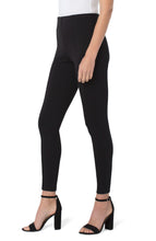 Load image into Gallery viewer, Liverpool&#39;s signature hi-rise legging with elongating front seams and an updated double front slant detail is a must have style! Super stretch with amazing recovery prevents this fabulous legging from bagging!  The Reese legging will be the legging you want to live in!  Color- Black. 28&#39;&#39; Inseam. Hi-rise. Seam detailing. Clean, slimming and sophisticated silhouette
