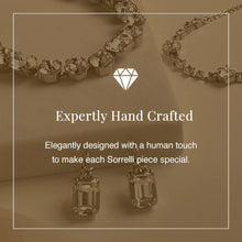 Load image into Gallery viewer, Our Dua Slider bracelet is a sparkling statement piece with a uniquely beautiful design. Glistening halo crystals connect on a delicate adjustable slider chain. 
