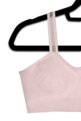 When in need of a bra that is both comfortable and fashion forward enough to wear with those tops that need a strap that can be seen, Strap-Its is the solution.  An ultra-comfortable sports-bra that fits size 32A- 36DD, you no longer need to worry about your bra straps showing as these straps are meant to be seen! 